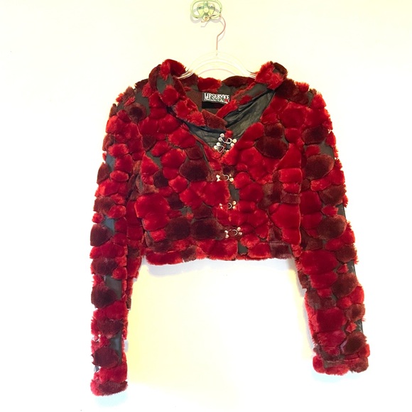 Lip Service Jackets & Blazers - Vintage Lip Service faux fur cropped bubble jacket